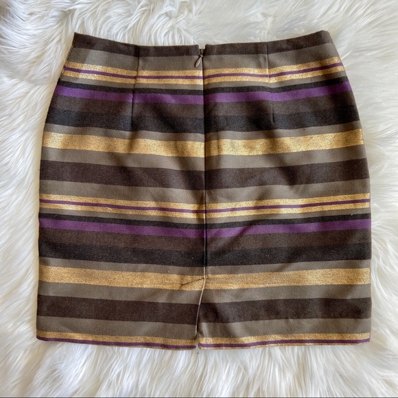 Banana Republic Striped Mini Pencil Skirt - Picture 3 of 5
